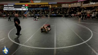 138 lbs Cons. Round 3 - Noah Wenger, Shakopee vs Makai Smalley, Odessa