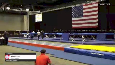 Aliyah Rose - Tumbling, Team Legacy - 2021 USA Gymnastics Championships