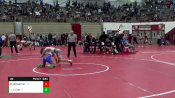 138 lbs Cons. Round 2 - Julian Cox, South Putnam vs Brycen Brosamer, Concord Wrestling Club