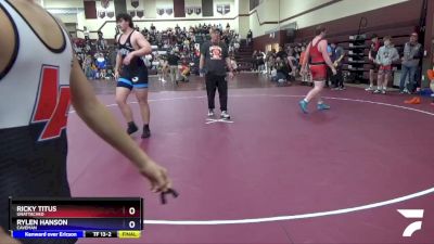 14UB-6 lbs Rr1 - Ricky Titus, Unattached vs Rylen Hanson, Caveman