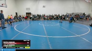 100-101 lbs Round 2 - Collin Borden, CY Middle School vs Dutch Ogburn, Torrington Middle School