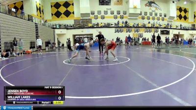 106 lbs Champ. Round 1 - Jensen Boyd, Delta Wrestling Club Inc. vs William Lakes, Legends Of Gold Wrestling