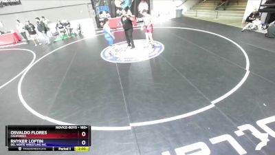 160+ Round 2 - Osvaldo Flores, California vs Rhyker Loftin, Del Norte Wrestling Inc.