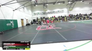 165 lbs Champ. Round 1 - Joseph Estrada, Rio Hondo vs Armando Vega, Bakersfield College
