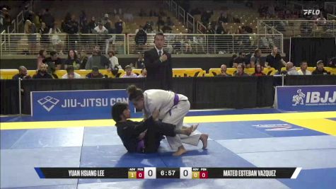 Mateo Esteban Vazquez vs Yuan Hsiang Lee 2025 Pan Jiu Jitsu IBJJF Championship