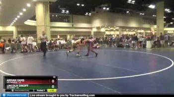 160 lbs Round 3 (10 Team) - Arman Sams, STL Orange vs Lincoln Dikoff, SD White