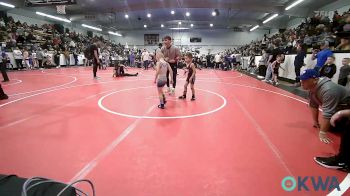 46 lbs Round Of 16 - Elijah Kroll, Jenks Trojan Wrestling Club vs Kade Whitenack, Pryor Tigers