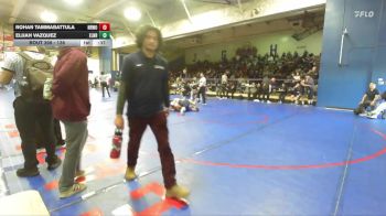 138 lbs Cons. Round 3 - Rohan Tammabattula, Northwood vs Elijah Vazquez, Eleanor Roosevelt