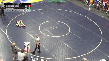 82 lbs Round Of 32 - Dominic Schuman, Honesdale vs Colt Bissett, West Greene