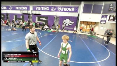 117 lbs 1st Place Match - Cooper Hampton, Pleasant Grove Jr. High vs Callin Craig, Payson Lion Wrestling Club