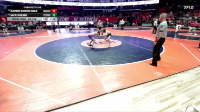 2A 106 lbs Cons. Round 2 - Xavier Sonon Hale, Mascoutah vs Jack Koenig, Chicago (St. Patrick)