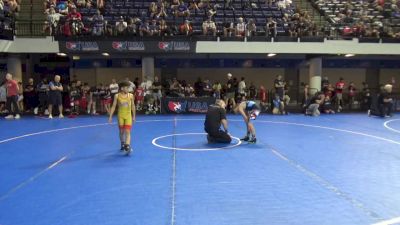 67 lbs Champ. Rd Of 32 - Kitt Messiter, NOVA Wrestling Club vs Logan Clarendon, Black Fox Wrestling Academy