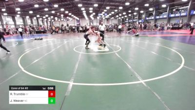 152 lbs Consi Of 64 #2 - Rider Trumble, KY vs James Weaver, NC