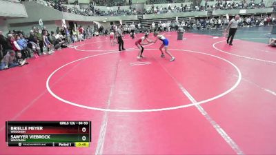 84-93 lbs Round 2 - Brielle Meyer, Wisconsin vs Sawyer Viebrock, Wisconsin