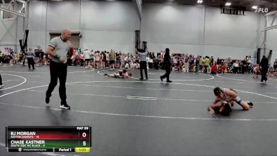 120 lbs Round 6 (8 Team) - Chase Kastner, South Side WC Black vs RJ Morgan, Dayton Bandits