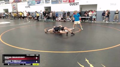 138 lbs Cons. Round 2 - Roman Obukhovskiy, Alaska vs Xavier Thibeault, Juneau Youth Wrestling Club Inc.