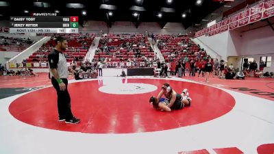 HS 130 lbs Cons. Semi - Daisy Yost, YUKON vs Jerzy Ritter, BRIDGE CREEK