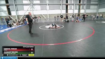 86 lbs 1st Place Match - Samuel Moran, NWWC vs Gunnar Wilson, Salem Elite Mat Club