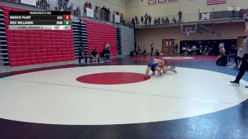 175 lbs Cons. Round 2 - Brock Flint, Glencoe vs Rex Williams, Newberg