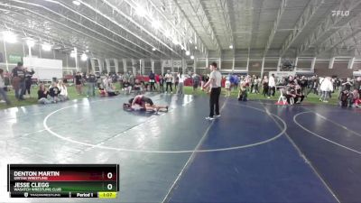 126 lbs Cons. Round 3 - Jesse Clegg, Wasatch Wrestling Club vs Denton Martin, Uintah Wrestling