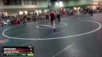 120 lbs Round 3 (6 Team) - Braydon Mitchell, Social Circle vs Sawyer Hamm, Terre Haute Black