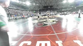 Girls 1B/2B/1A 140 Champ. Round 1 - Hunter Orsborn, Granite Falls (Girls) vs Alexandria Hendrickson, Republic-Curlew (Girls)