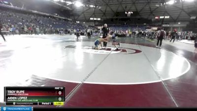 130 lbs 3rd Place Match - Aiden Lopez, Damaged Ear Wrestling Club vs Troy Rupe, Maddogs Wrestling