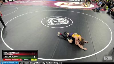 Champ. Round 1 - Jack McAuliff, Papillion-La Vista vs Ryan Hartmann, Bellevue West