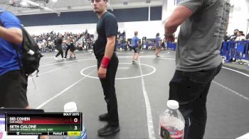 126 lbs Quarterfinal - Sid Cohen, San Diego vs Seth Cialone, Canyon Springs High School Wre