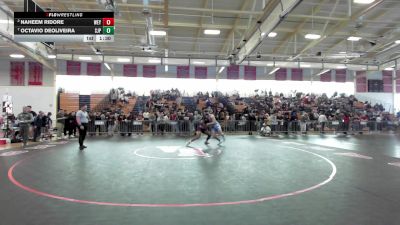 215 lbs Quarterfinal - Naheem Ridore, Weymouth vs Octavio DeOliveira, Saint John's Prep
