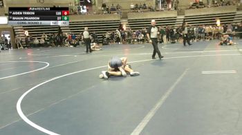 121 Championship Bracket Cons. Round 3 - Aiden Tribon, Elk River vs Shaun Pearson, St. Francis