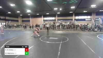 116 lbs Final - Hannah Naccarati-Cholo, Bear WC vs Melanie Medrano, Springdale Elite