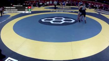 G-170 lbs Cons. Round 1 - Grace Engle, G-Bid. River Valley vs Billie Crowder, G-Start