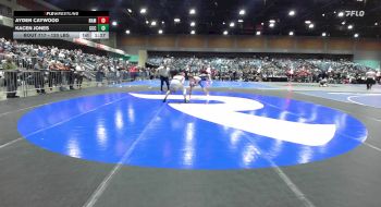 120 lbs Round Of 32 - Ayden Caywood, Nampa vs Kacen Jones, Corner Canyon