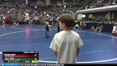 55 lbs Cons. Round 2 - Colt Gass, Moen Wrestling Academy vs Raven Gray, Millard South