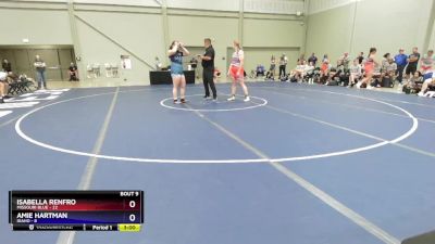 190 lbs Quarters & 1st Wb (16 Team) - Isabella Renfro, Missouri Blue vs Amie Hartman, Idaho