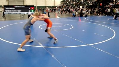 138 lbs Champ. Round 2 - Gavin Bell, DC Elite vs Breckon Johnson, Alma Cardinals