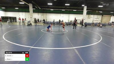 90 lbs Semifinal - Carter Smith, OH vs John Ross, NJ