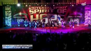 Cheer Infinity Allstars - Spy Girls [2026 L2 Youth - Flex - D2 - Medium Day 1] 2026 Spirit of Hope Grand Nationals