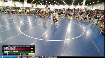 130 lbs Round 3 - Avery Colvin, Roy Wrestling Club vs Akeela Mitchell, SJF/HAC