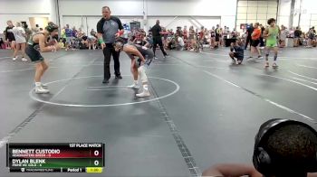 106 lbs Finals (2 Team) - Bennett Custodio, Headhunters Green vs Dylan Blenk, Prime WC Gold