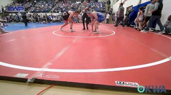 195 lbs Quarterfinal - James Hartley, Vinita Kids Wrestling vs Luther Pickett, Grove Takedown Club