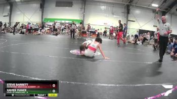 101 lbs Semis (4 Team) - Xavier Mance, Level Up Wrestling vs Steve Barrett, Roundtree Wrestling Academy