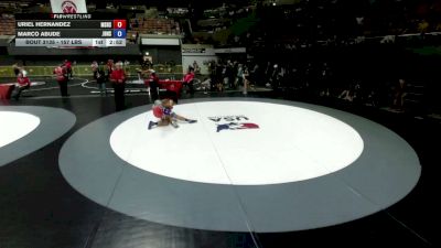 157 lbs Cons. Rd Of 16 - Uriel Hernandez, Madera South High School Wrestling vs Marco Abude, Jesse Bethel High School Wrestling