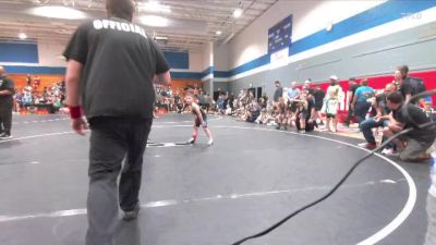 50 lbs Champ. Round 2 - Gunner Seckinger, KC Elite Training Center vs Julian Hubbard, Legacy Elite Wrestling Club