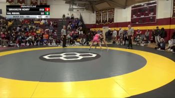 105 lbs 7th Place Match - Val Riegel, River Valley HS vs Brooklyn Henry, Wyoming Seminary