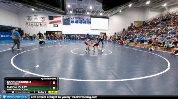 75 lbs Quarterfinal - Mason Jolley, Douglas Middle School vs Cannon Horner, Dean Morgan