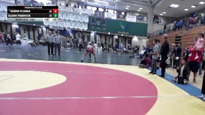 132 lbs Cons. Round 6 - Elijah Paddock, Green Valley vs Edwin Flores, Bonita Vista