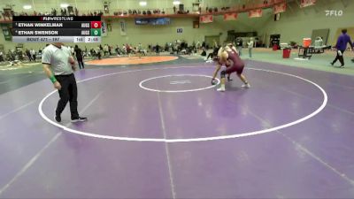 197 lbs Semifinal - Ethan Winkelman, Augsburg vs Ethan Swenson, Augsburg