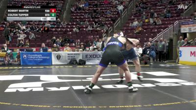 215 lbs Consi 1 - Robert Martin, Penns Valley vs Colton Tupper, Reynolds